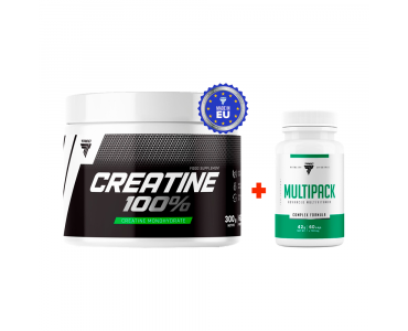 Trec Nutrition Creatine 300 gram + Multipack 60 Kapsül Hediye